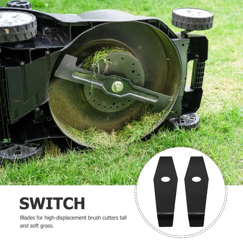 سميكة 2T رشاقته الانتهازي العملي تصلب الصلب جزازة العشب القاطع الأسود السلس سطح جزازة القاطع استبدال