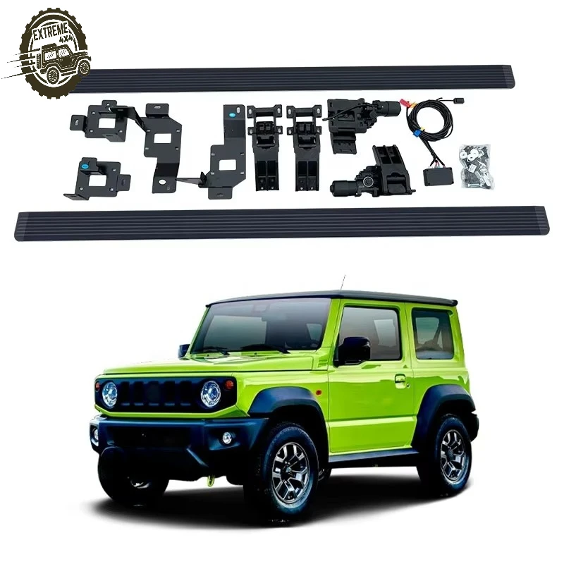 

Noble Customized Aluminum Alloy Automatic Electric Foot Pedals Power Running Boards for Suzuki Jimny 2 Doors Side Step 2019