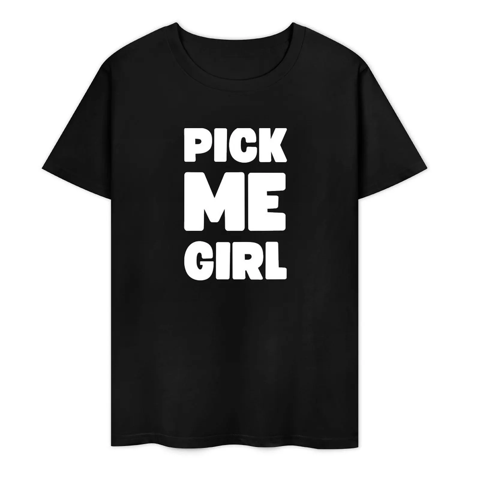 

PICK ME GIRL T-Shirt summer clothes cotton graphic tees oversized t shirt men