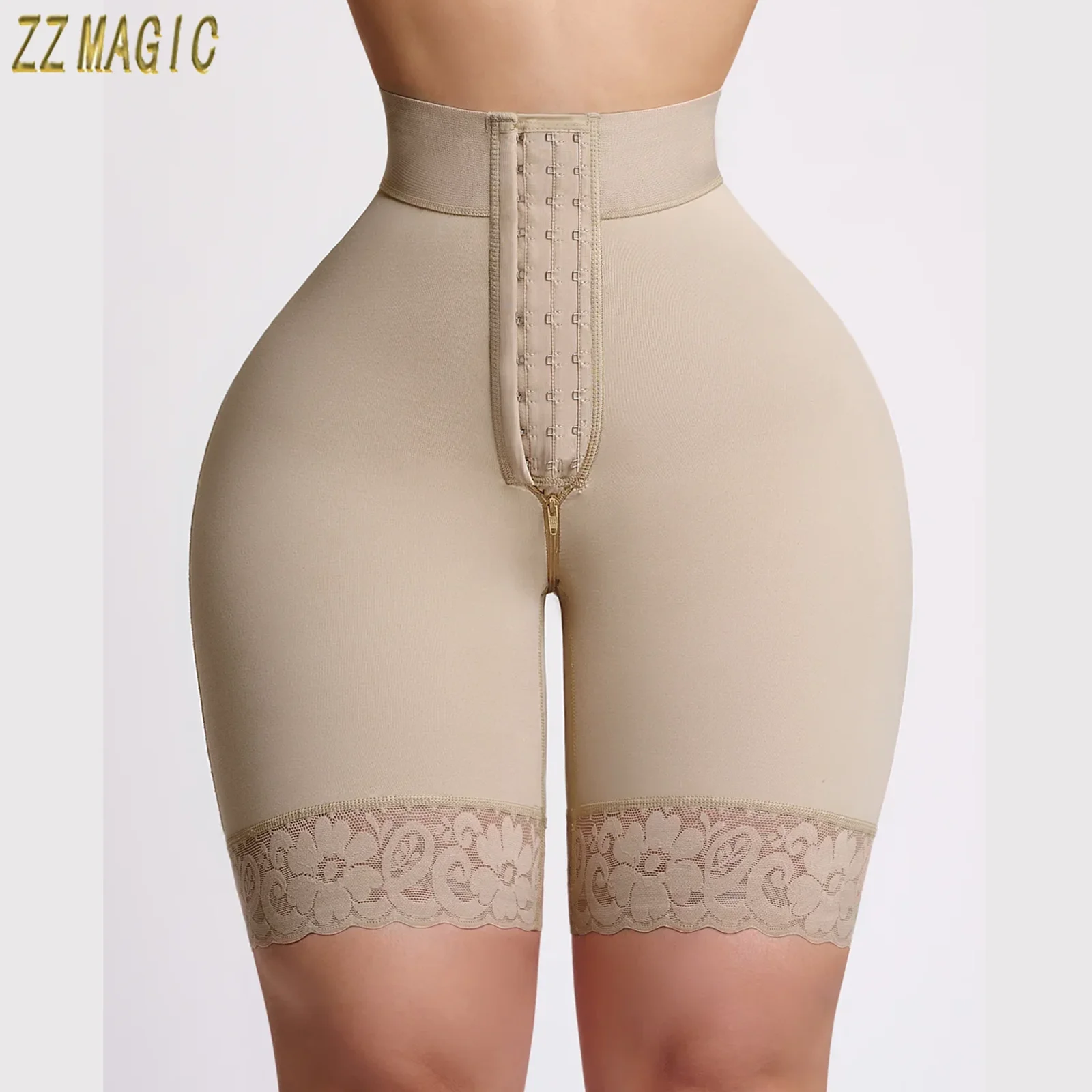 

High Waist Flat Belly Belt Stretch Shapewear Waist Sheath Slimming Panties Abdomen Control Women Body Shaper Butt Lifter Shorts