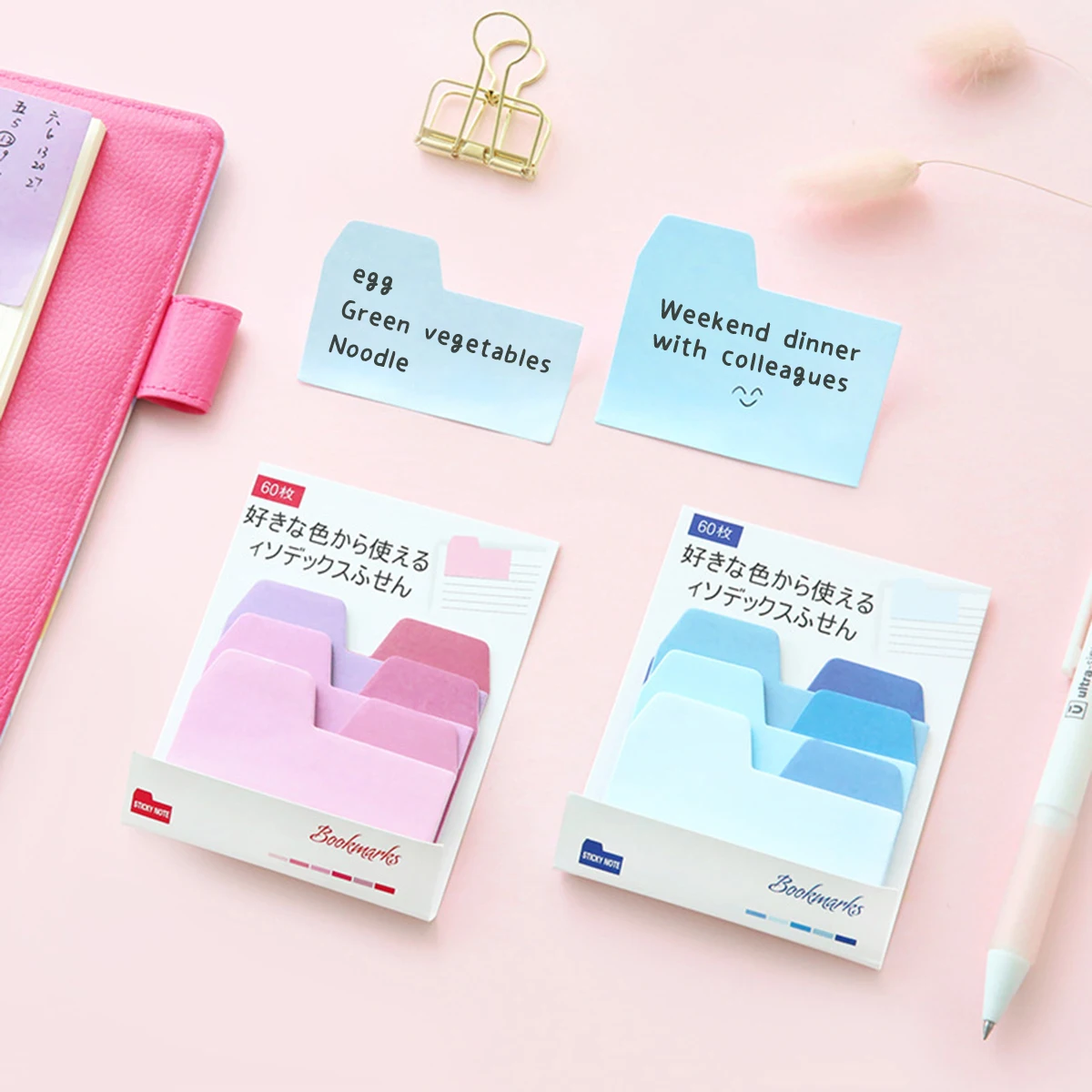 Kawaii Sticky Notes Post Self-Stick Instruction Memo Pad Bookmark Korean Stationery Back to School Supplies Office Free Shipping