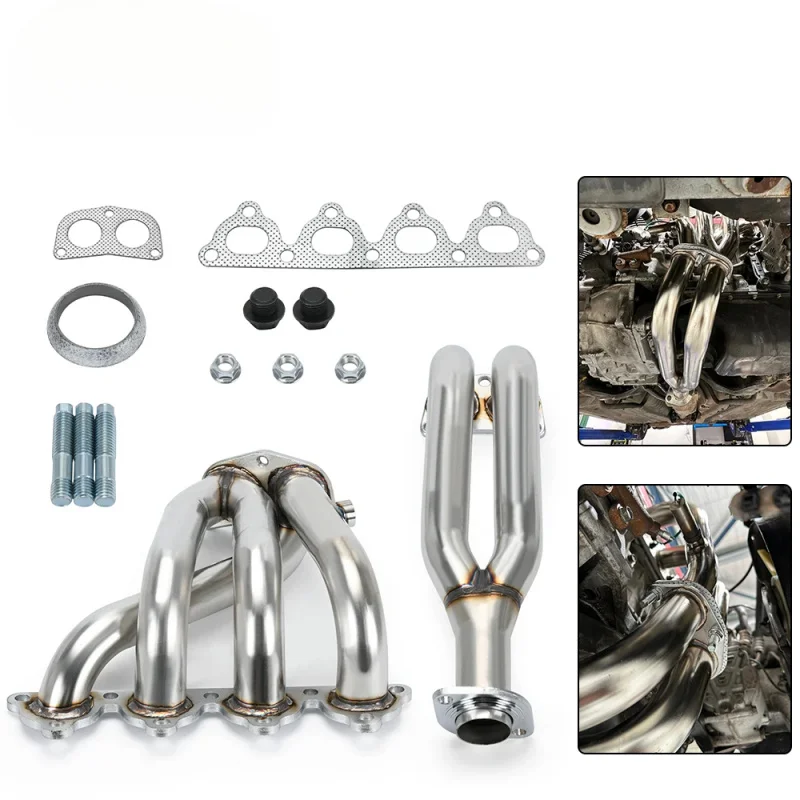 High quality Stainless Steel Exhaust Manifold Header For 88-00 Honda Civic 88-91 CRX Series EJ EG EH EK SOHC EF EK EM D15 D16