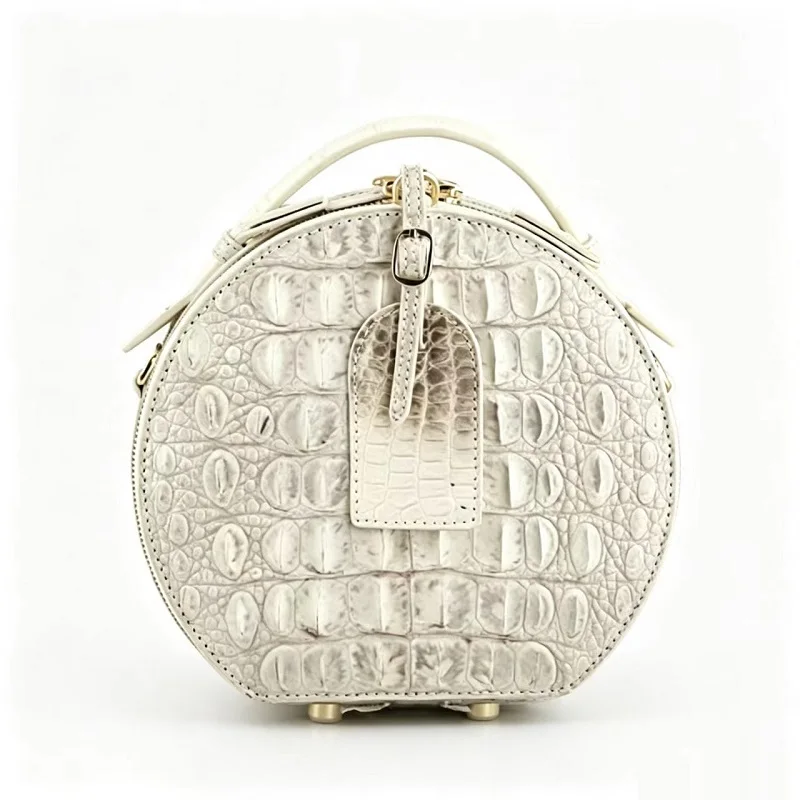 

2026 new arrival faishion white crocodile skin handsbag women PDD013