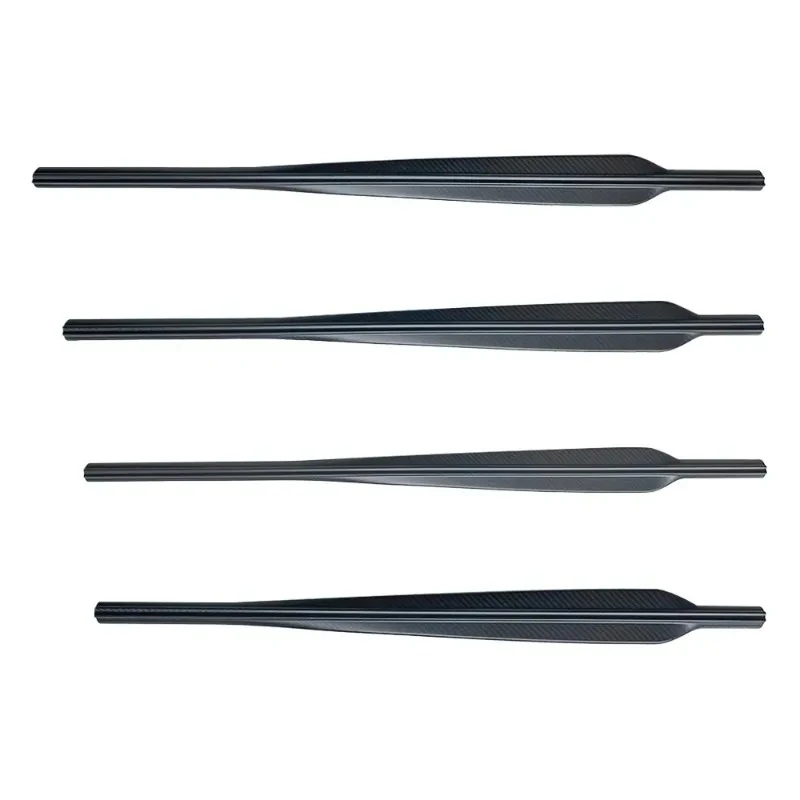 Il più venduto tubo arpione diagonale in fibra di carbonio 3k lunghezza 750-1400mm personalizzabile lancia a forma di seppie nuovo strumento di pesca