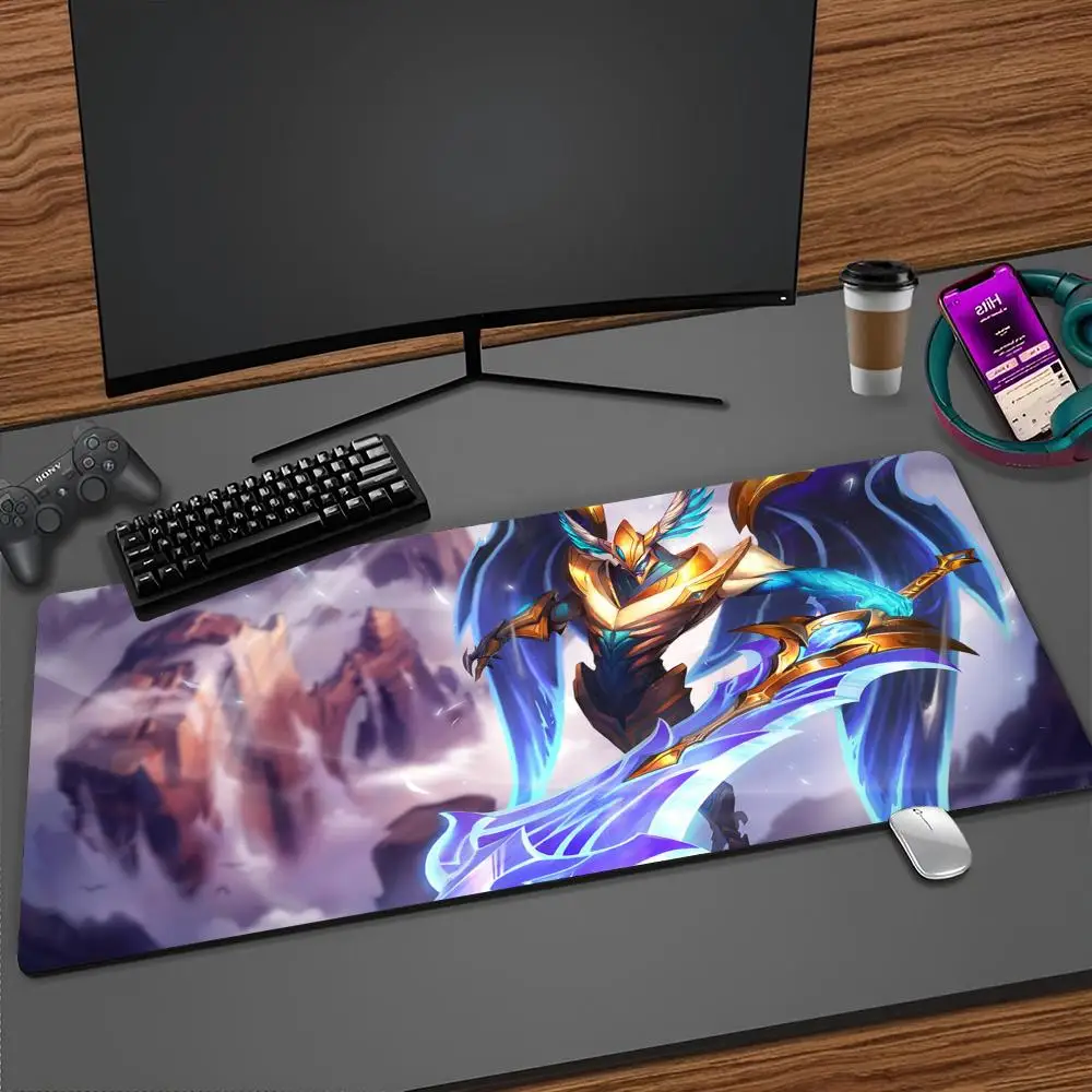 Aatrox Ahri Akali Mouse Pad Cartoon Lockedge Large Gaming Pad Computer Gamer Keyboard Mat Desk Mousepad PC Desk Pad