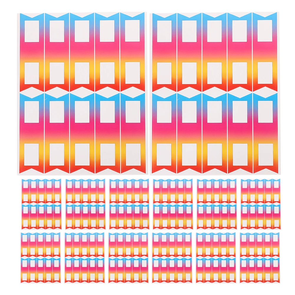 24 ورقة من ملصقات القلم الرصاص القابلة للكتابة، علامات لاصقة لتنظيم الفصول الدراسية، ملصقات تحديد الأسلاك لإدارة الكابلات #1