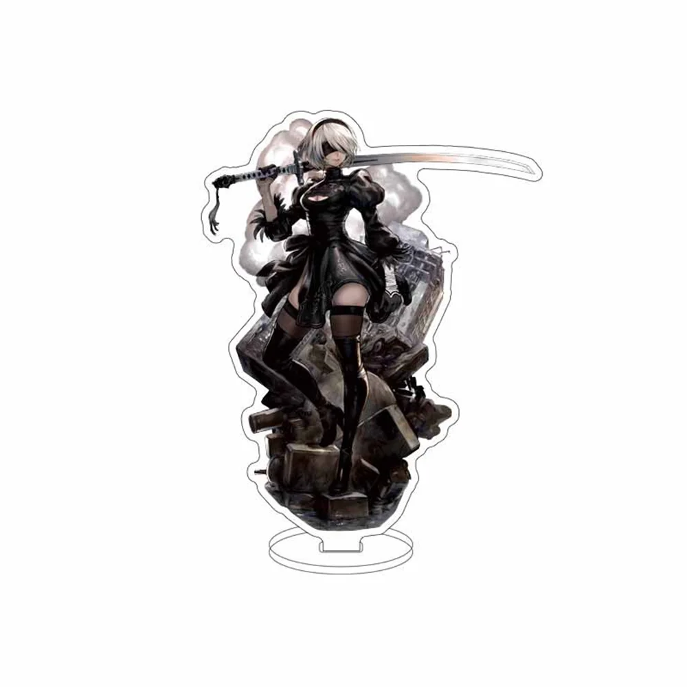 15CM AnimeNieR  Automata Ver1.1a Keychain Model Cosplay Charm Characters Ornament Accessories Goods Collection Gifts