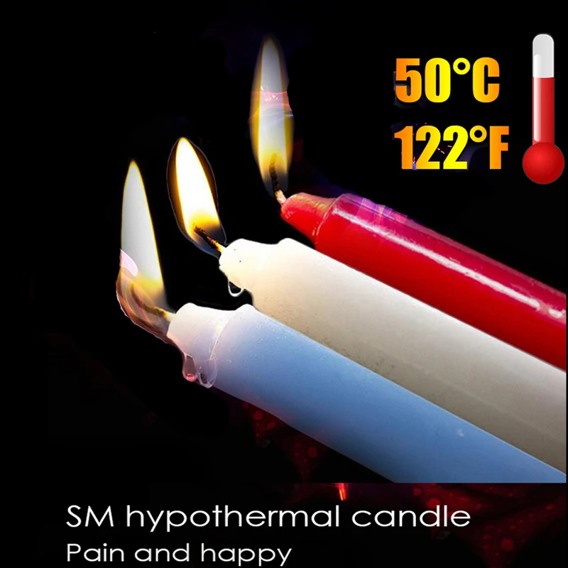 3pcs Low Temperature Candle Bdsm Candle Sex Toys For Adult Couple Relaxation Flirting Sex Wax Body Erotic Adult Game Toy