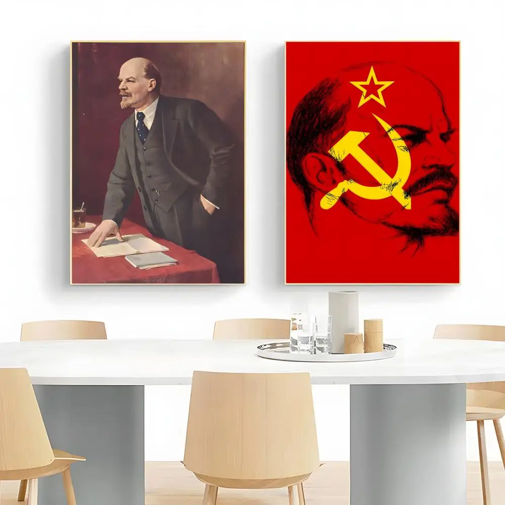 Radical Historical Figure V-Vladimir Ilyich Lenin Poster Wall Art Print Decorative Mural Home Decor Gift Unframed