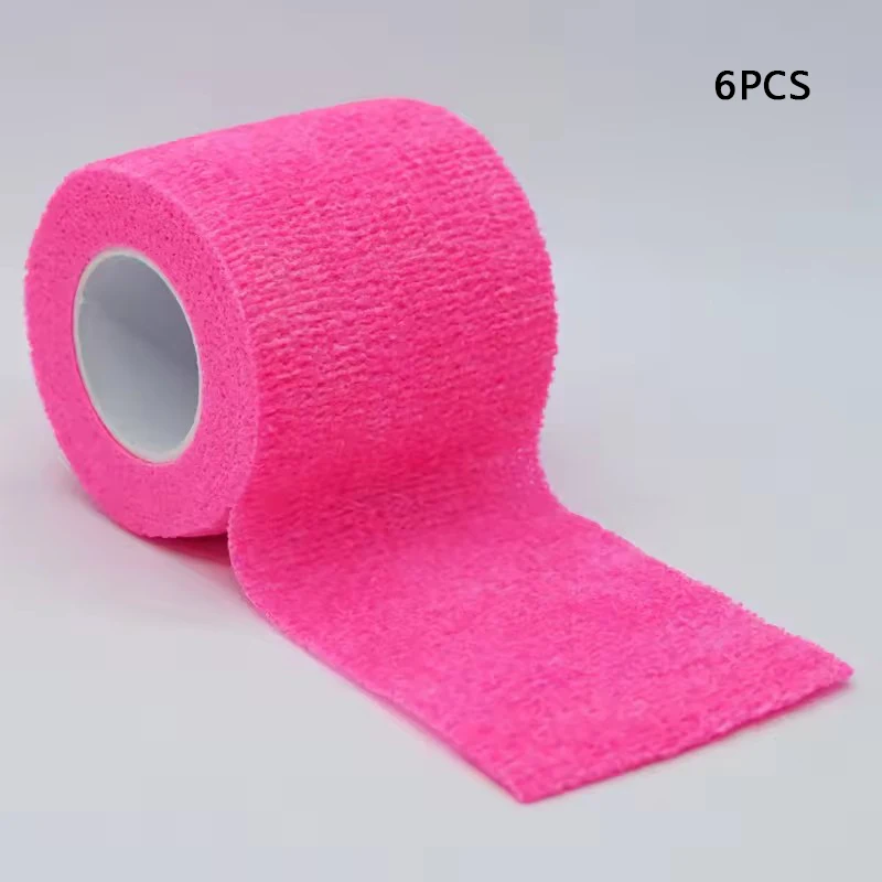 CNKESS 6pcs Animal  5 cm X 4.5 M Fixing Bandage Bandage Hand Tearing Waterproof Elastic Bandage Bandage for PetsSelf-Adhering