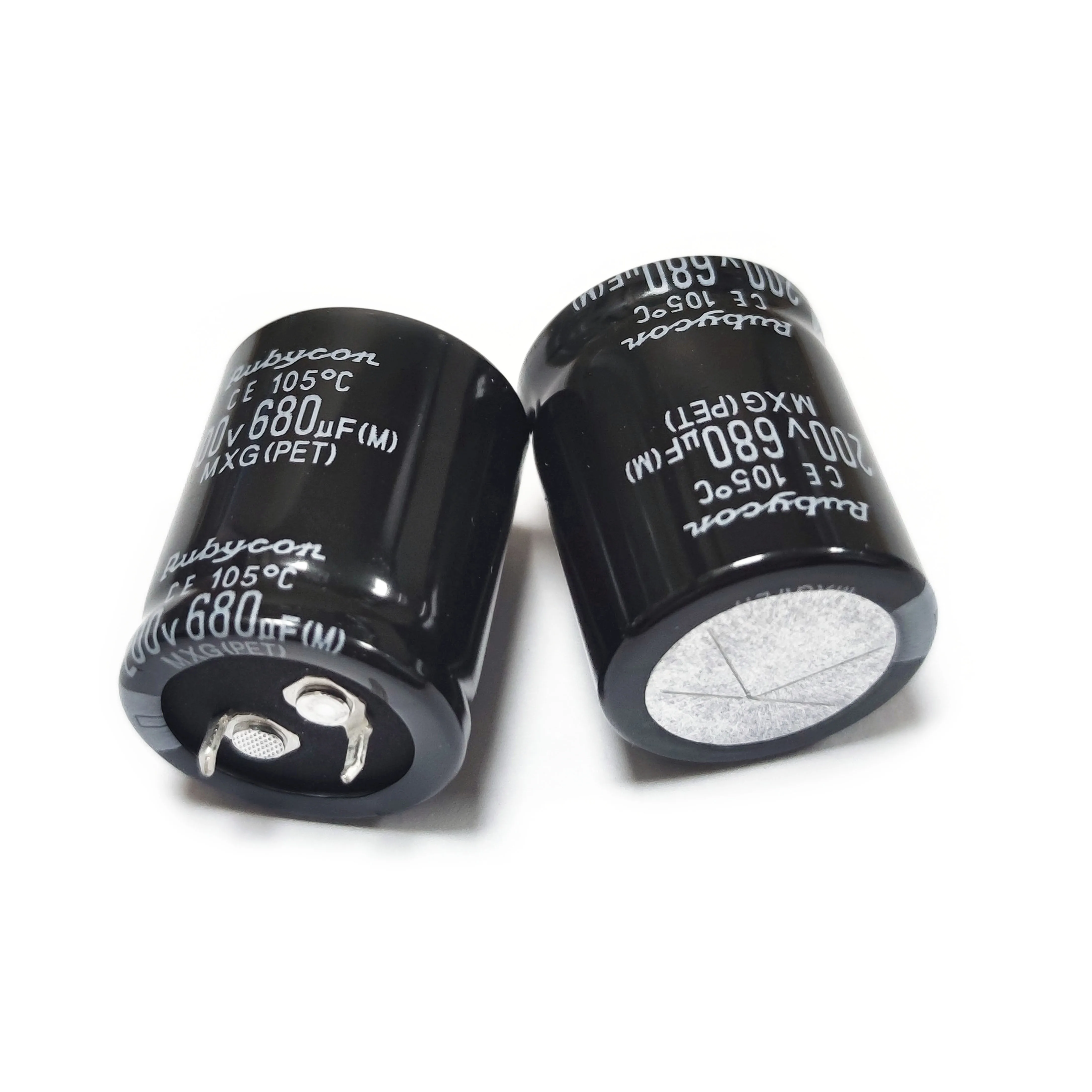 낮은 임피던스 전해 캐패시터, 200V680UF, MXG 25X30, RUBYCON, 긴 수명, 200MXG680MCDASN25X30, 신제품, 2 개