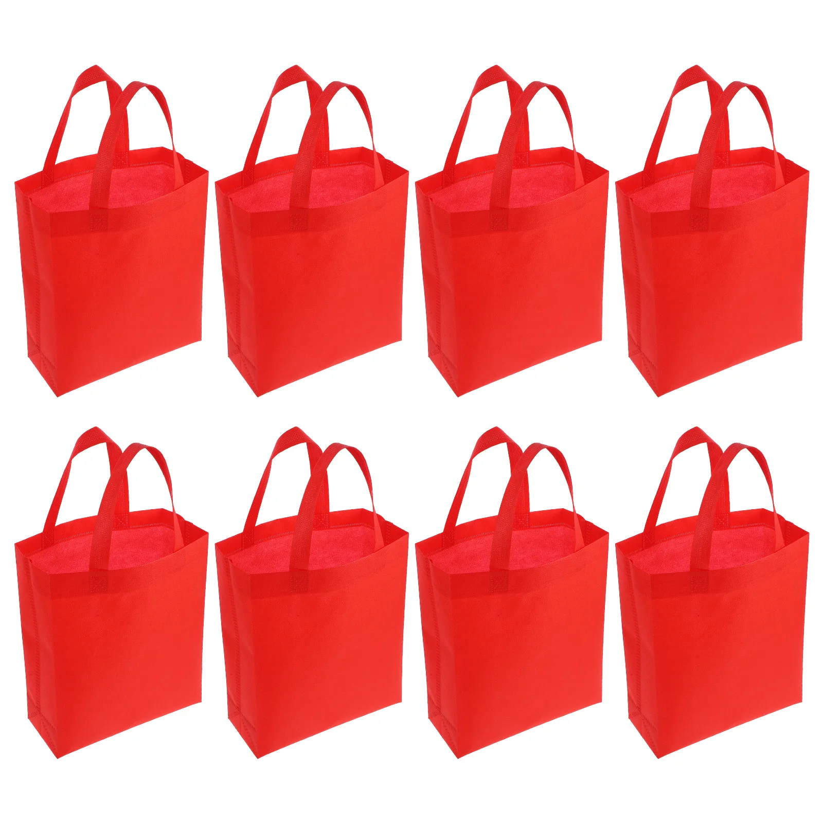 

30pcs Non Woven Tote Bags Yellow 25x30x10cm Reusable Shopping Travel Home Gift Storage Bag Outdoor Handbag Grocery
