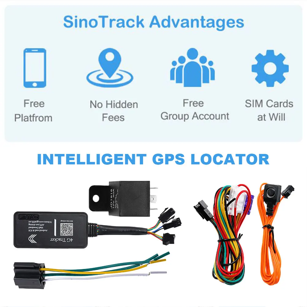 

Mini Car GPS Tracker Online Tracking Software 4G Real-time GPS Tracker with Cut Off Oil Power SOS Alarm for Car Motorcycle