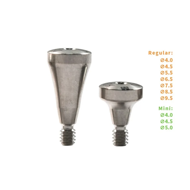 Mejor precio de fábrica, accesorio para implante Dental de titanio Grado 5, pergamino curativo Osstem Dentium, curación de implante no moldeado