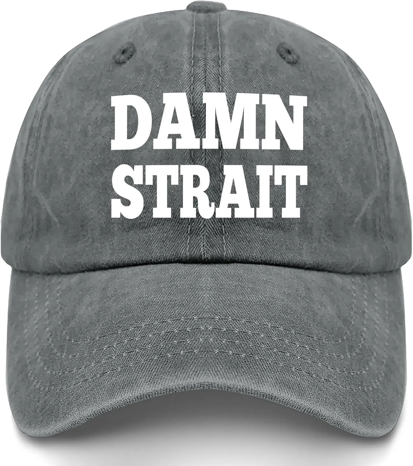 

Damn Strait Hat для женщин Эстетические потертые бейсболки с потертостями Доставка на следующий день