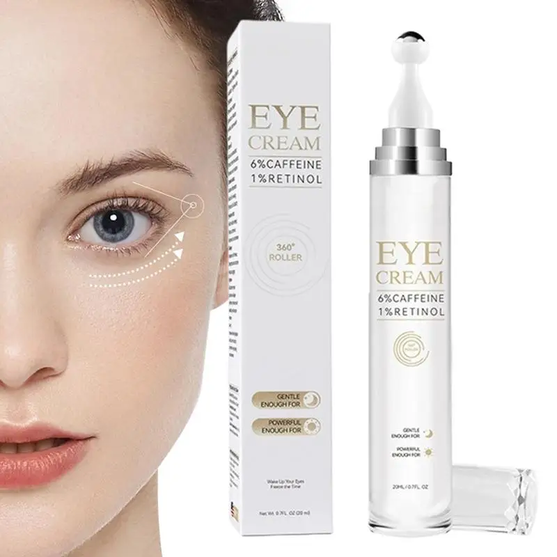 

Caffeinee Retinol Eye Cream Firming Hydrates Anti Puffiness Eye Moisturizer For Dark Circles Fades Fine Lines Remove Eye Bag
