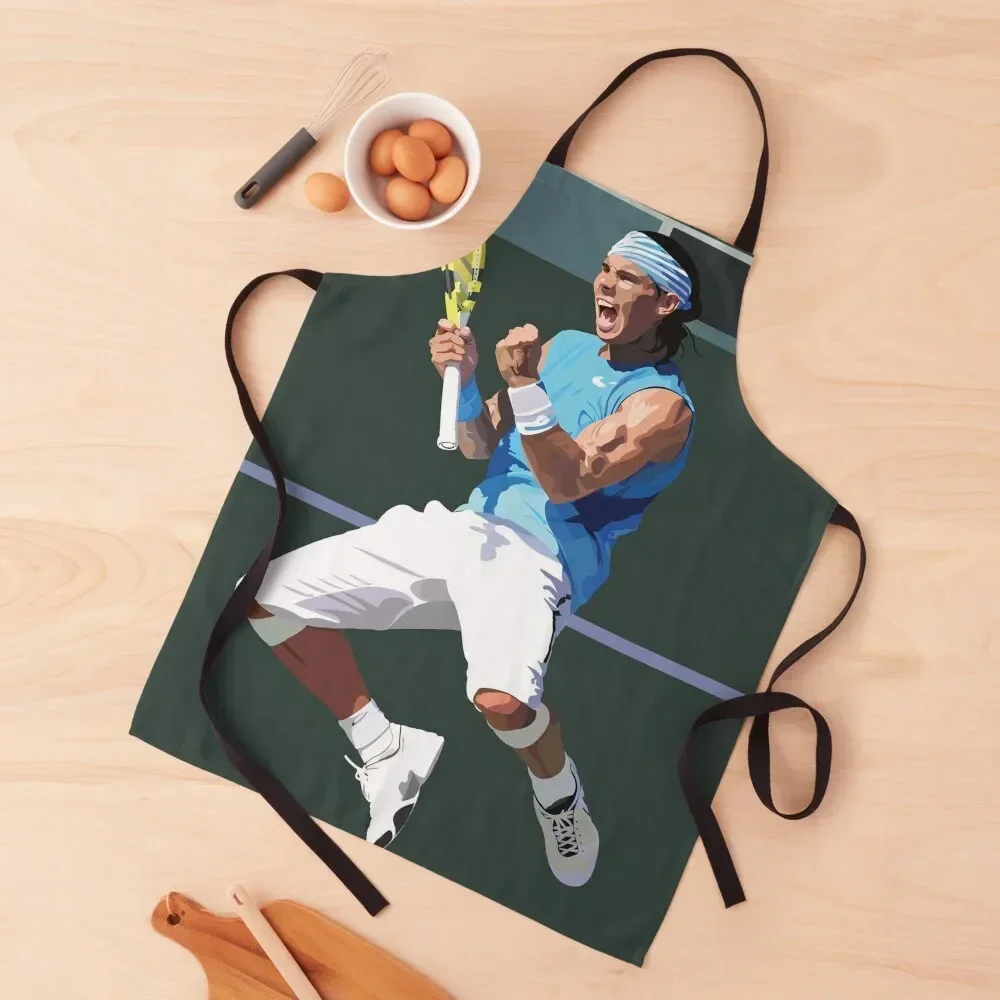 

Tenis - Rafael nadal Apron professional hairdressing Costume Waiter Home Utensils Apron