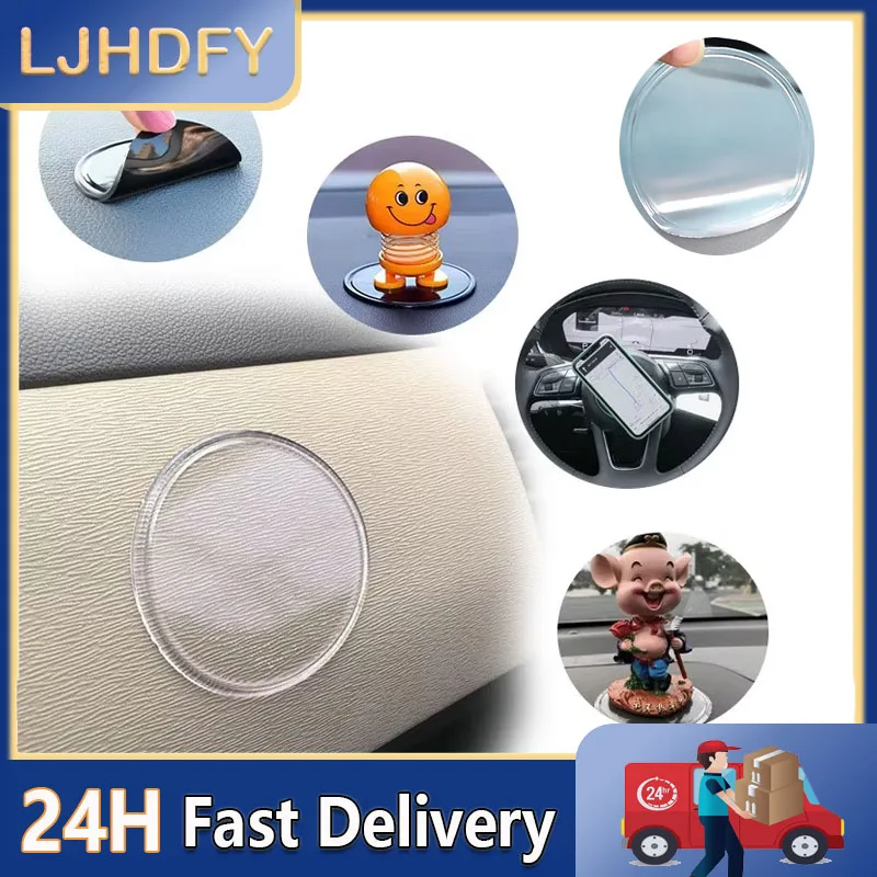 

Car Dashboard Non-Slip Mats Removable Sticky Silicone Gel Pad Multi-Functional Car Phone Decoration Holder Pad