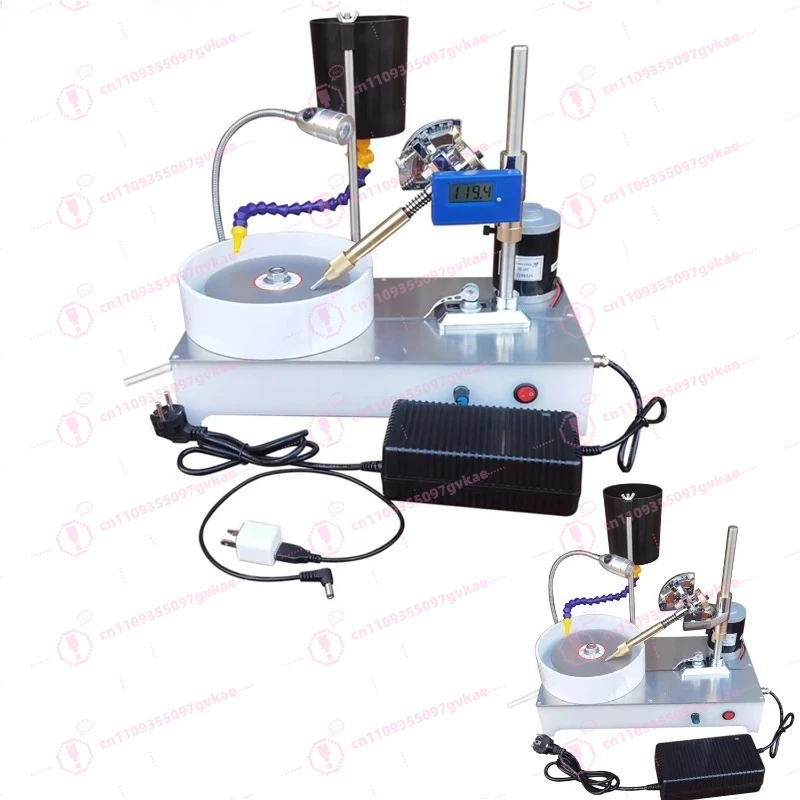 

Мини-станок для огранки и полировки драгоценных камней, полировальная машина для ювелирных изделий, плоский шлифовальный станок, лапидарный станок 120 Вт 2800 об/мин