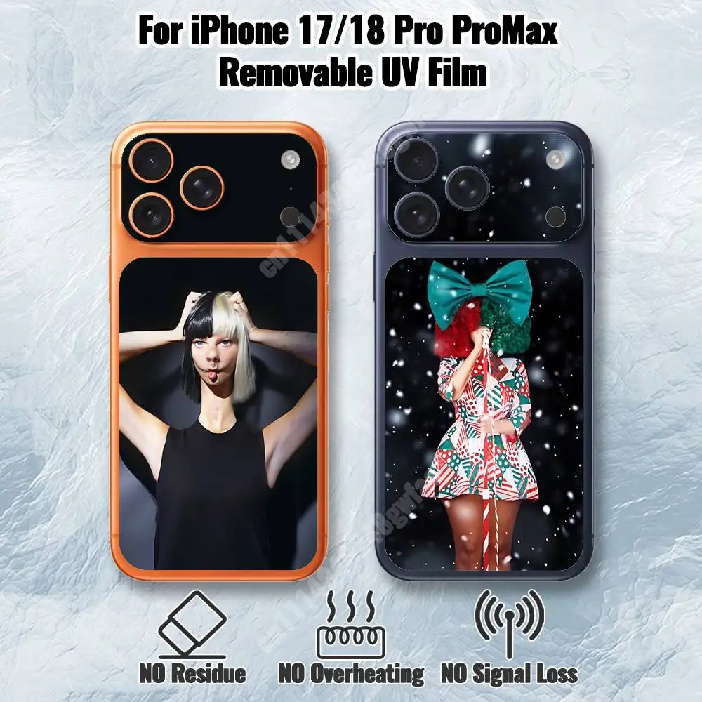 This Is Acting S-Sia Snowman Removable UV Film for iPhone 17 Pro 18 ProMax Hydrogel Sticker