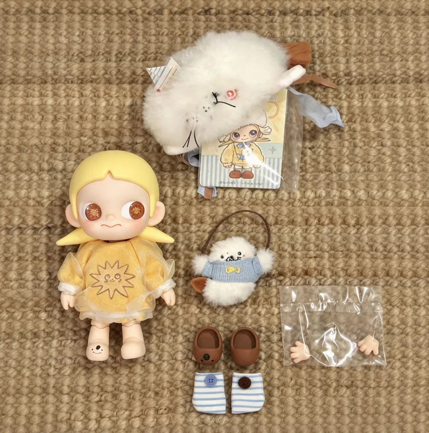 POPMART Zsiga Right on Time Series Surprise Mystery Unpack Container 1/8 Action Figure Doll Anime Ornament Set