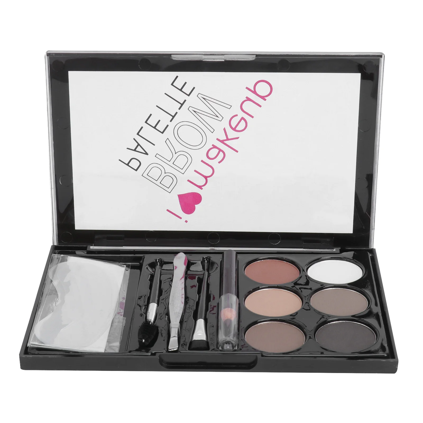 

1Set Eyebrow Powder Kit Six Colors Long-Lasting Waterproof Sweatproof Makeup Eyebrow Brush Tool Supply
