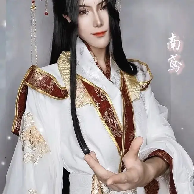 Ling Feng colección CORONA Príncipe Yue Shen Cos ropa Xie Lian estilo antiguo Cos ropa Luna ardiente barco ligero