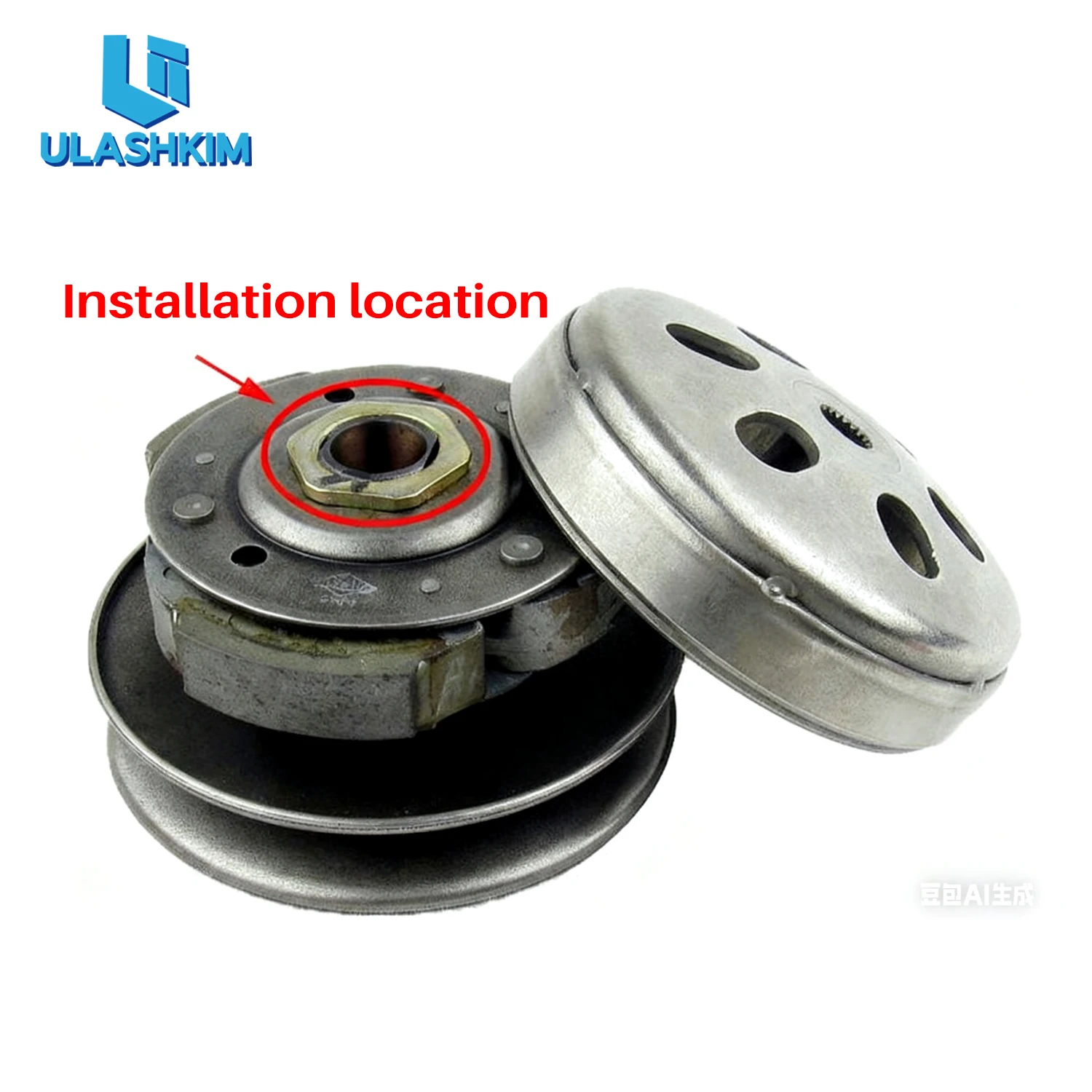 GY6 Centrifugal Block JOG Heroic GY6 125 150 Pulley Large Nut Driven Wheel Swing Block Locking Nut 1 PCS