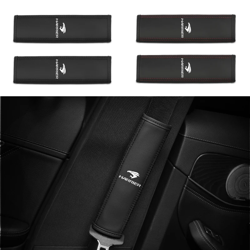 

Car Seat Belt Covers Shoulder Protection Pad Interior Accessories For Toyota Crown Supra Aygo Prado RAV4 Hilux Yaris Corolla 4Ru