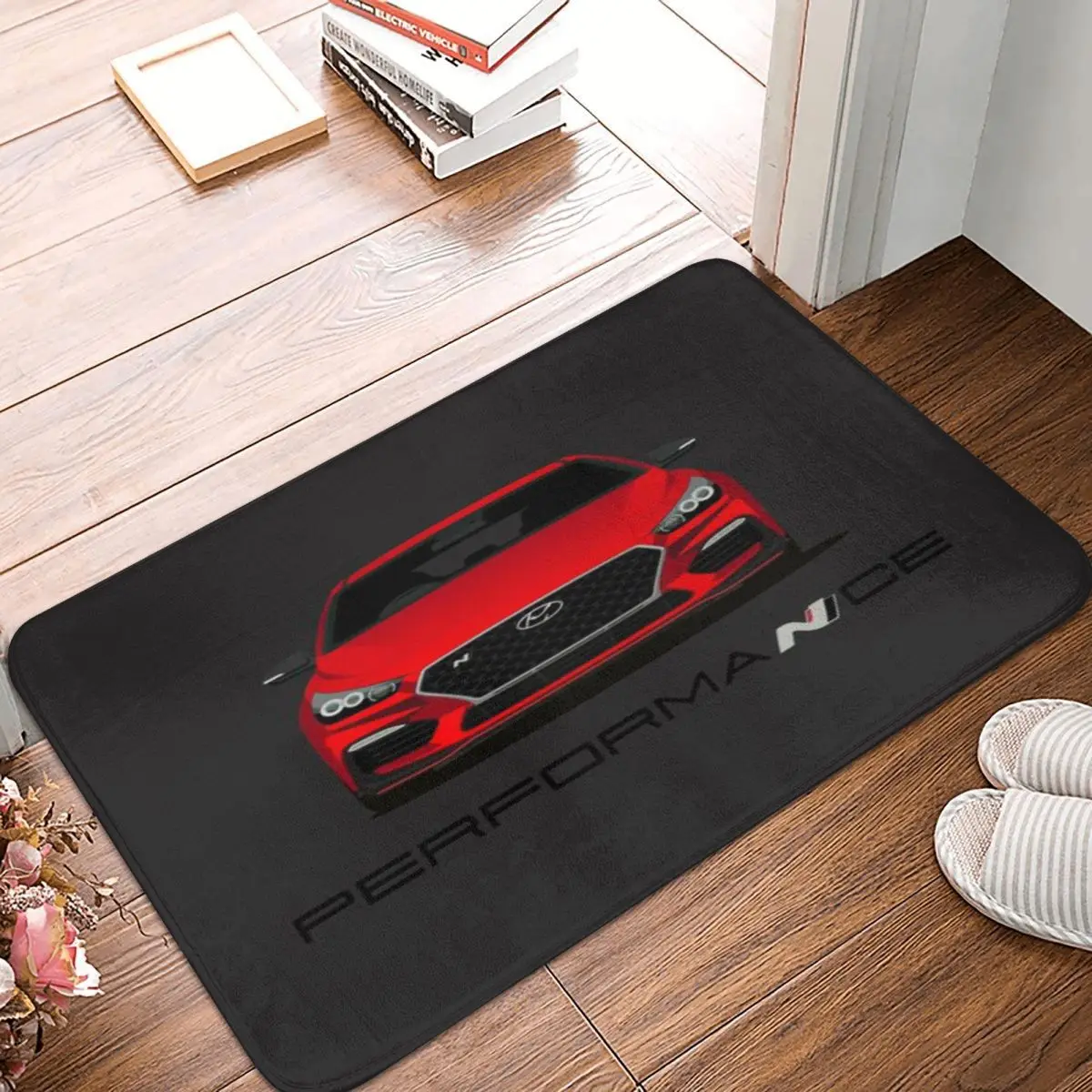 I30N (custom Red) A Carpet Doormat BathMat Mat