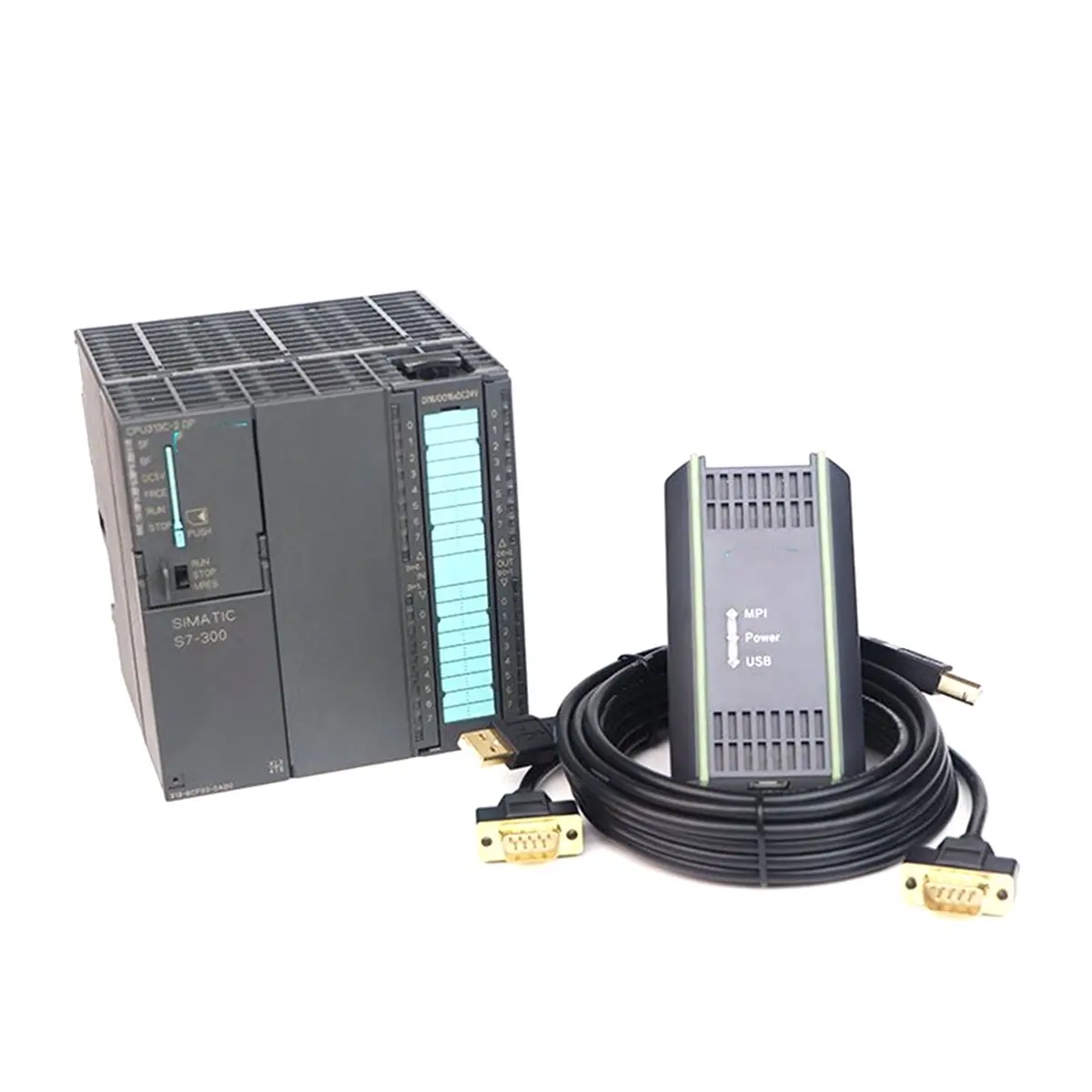 6ES7 972-0CB20-0XA0 Programming Cable USB-MPI for S7 200/300/400 PLC USB to MPI/DP/ PC Adapter RS485 0CB20