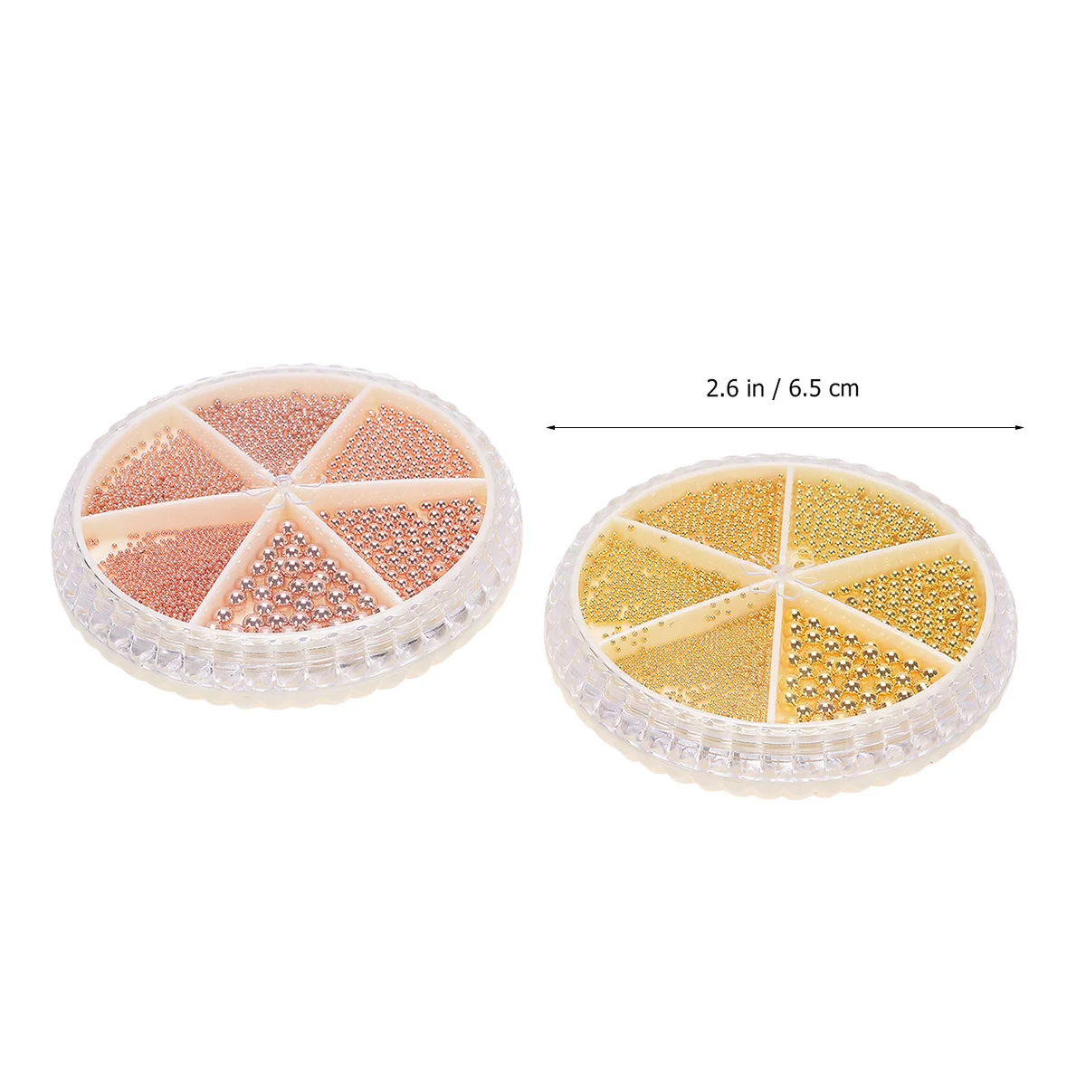 

2 Sets Mini Metal Steel Beads Diy Nail Art Decorations Manicure Jewelry Kit Craft Supplies Decoration Accessories Nail Art Beads