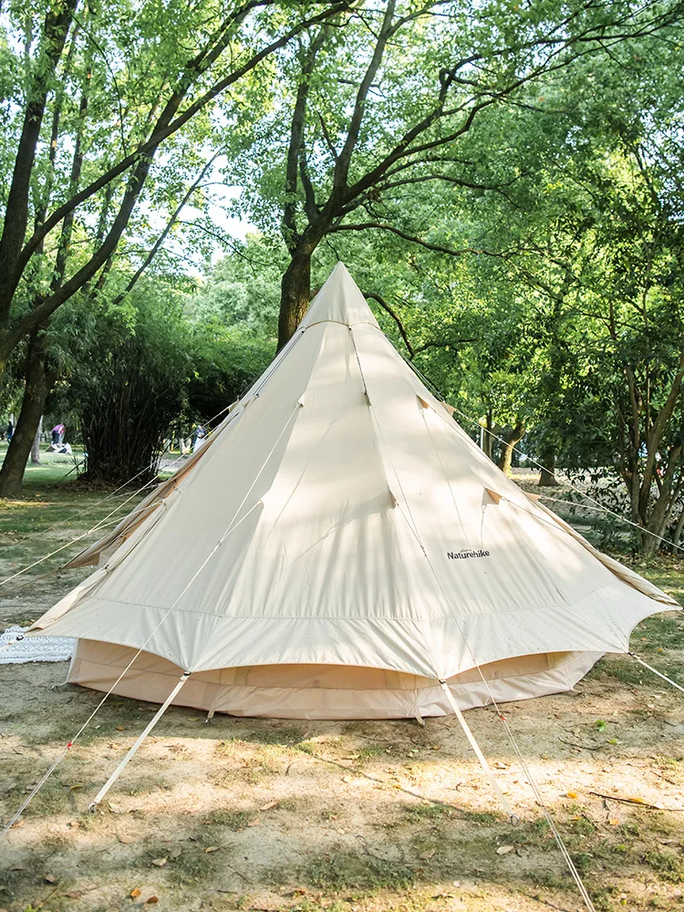 Piramide di cotone da campeggio indiana addensata per campeggio all'aperto - lunga 12,3