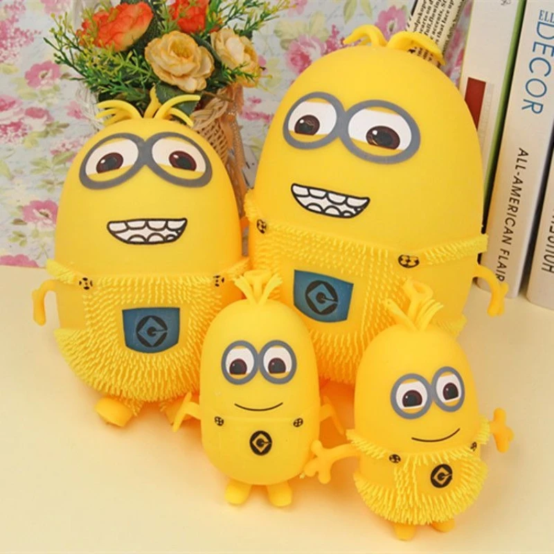 

Minions cartoon cute toys creative personality student glowing stress-relief squeeze dolls movie anime merchandise wholesale