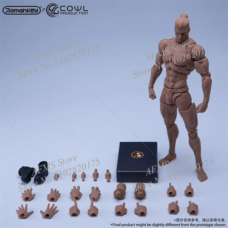Hot Toys Romankey X COWL Superflexibler Gelenkkörper im Maßstab 1:12, 16,5 cm, starke Muskel-Kampfkunst, Kung-Fu-Junge, Actionfigur, Modellspielzeug 5