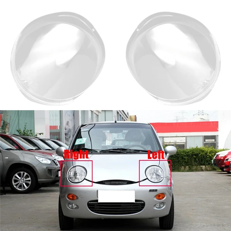 Car Left Headlight Shell Lamp Shade Transparent Lens Cover Headlight Cover for QQ QQ3 /311 2005-2012