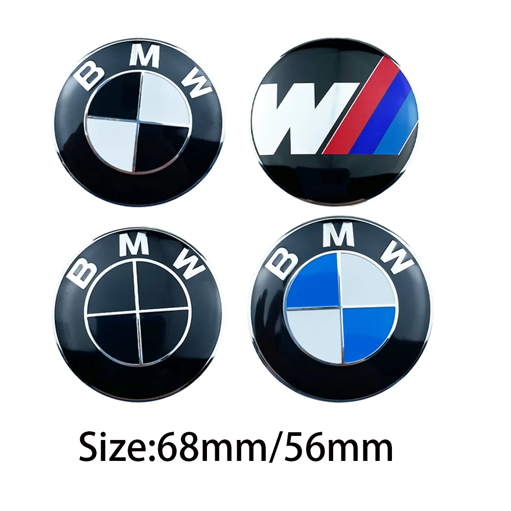 4Pcs 56mm 68mmCar Wheel Center Hub Cap Auto Rim Covers For BMW E36 E46 E53 E90 E60 E61 E93 E87 X3 X5 F30 F20 F10 G30 Accessories