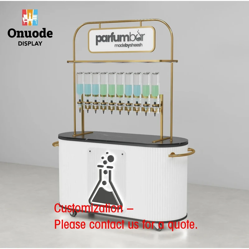 custom.High Quality Mobile Perfume Display Cabinet  Custom Display Furniture Outdoor Event Perfume Displays