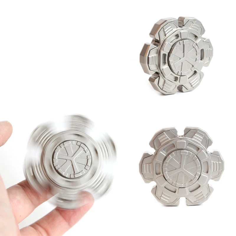 Novela detonada armadura aberta edc brinquedo fidget aço inoxidável legal dedo slide tdah ferramenta adulto relaxamento e alívio do estresse brinquedos