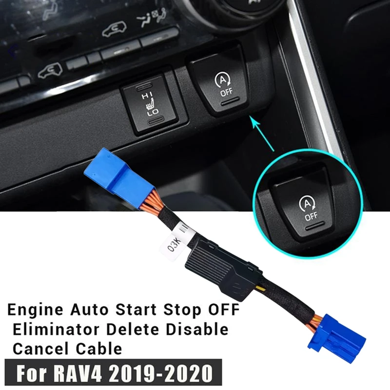 For Toyota RAV4 XA50 2019-2022 Car Auto Stop Canceller Automatic Stop Start Engine Eliminator Device Disable Plug Cable