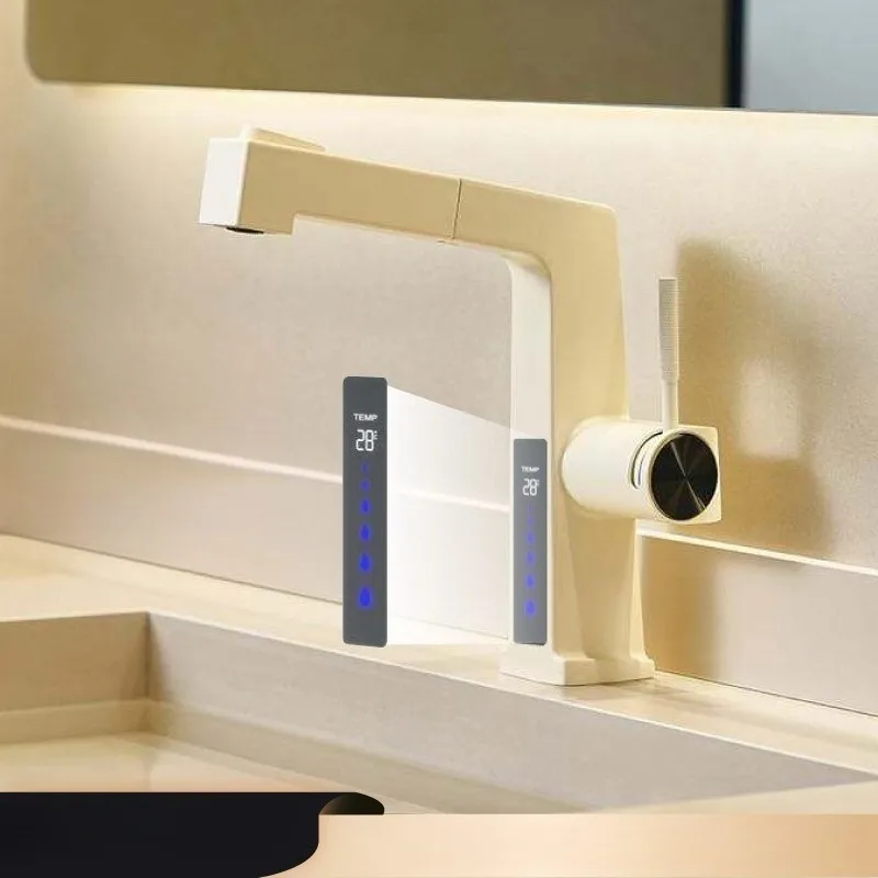 

Умывальник, раковина, смеситель, выдвижной тип, утолщенный ящик для ванной комнаты, двойного назначения для горячей и холодной воды, брызгозащищенный смеситель для домашнего использования