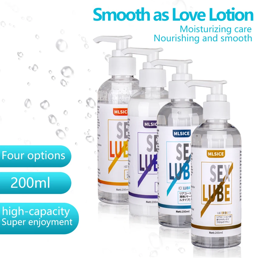 زيوت التشحيم المائية القائمة على الشرج لجلسة السائل الحب هلام التشحيم النساء الرجال مثلي الجنس زيوت التشحيم الشحوم الجنس لعب متجر النفط 200 مللي