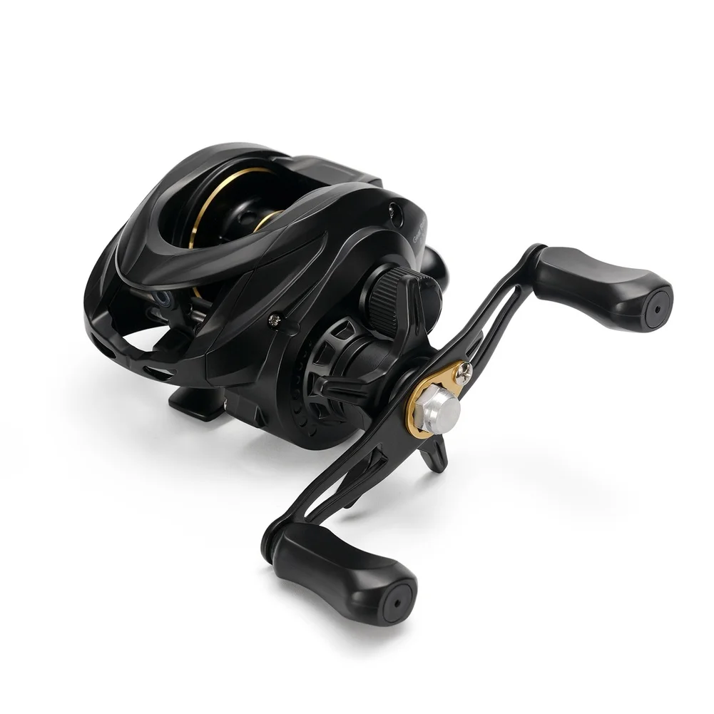 Reliable Baitcasting Reel DC Electromagnetic Brake 7.2:1 Gear Ratio 5KG Drag Aluminum Spool Dual Sealed Bearings