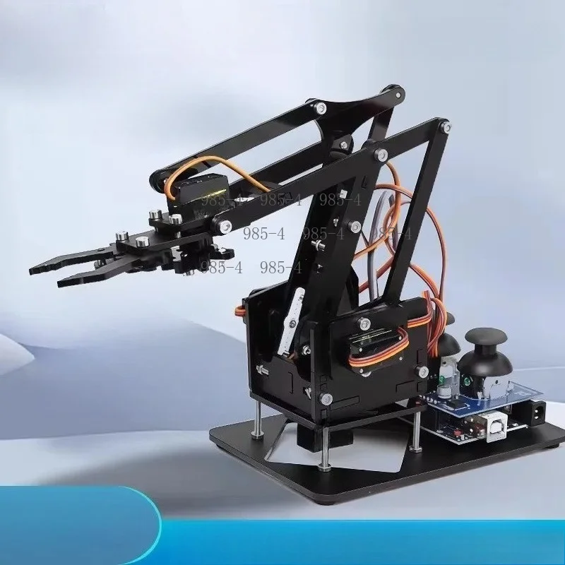 Small Programmable Robotic Arm DIY Training Kit For Student STEM Teaching & Electronic Hobby Project