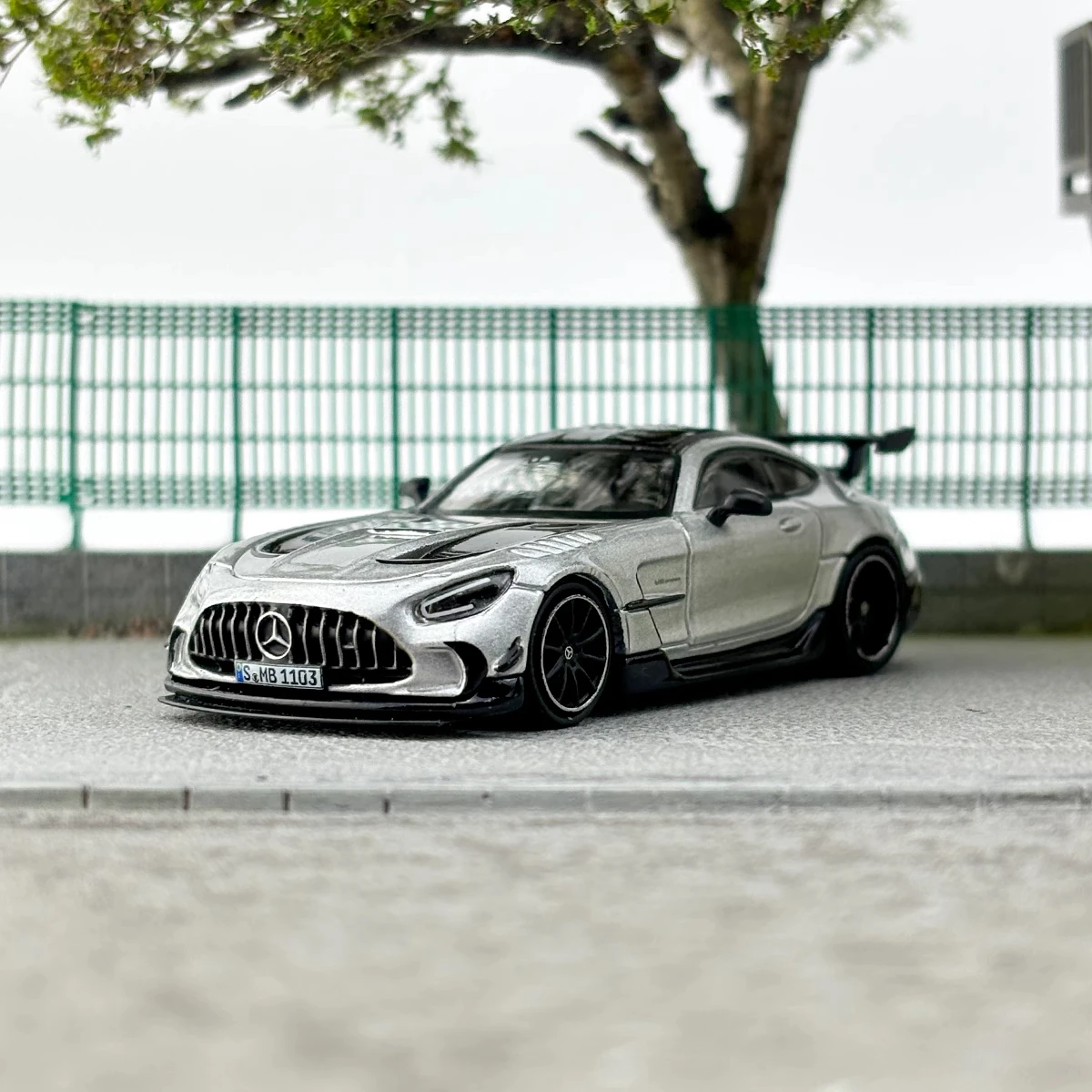 Tarmac Works 1/64 메르세데스 벤츠 AMG GT 블랙 시리즈 합금 장난감 모터, 다이캐스트 금속 모델 선물