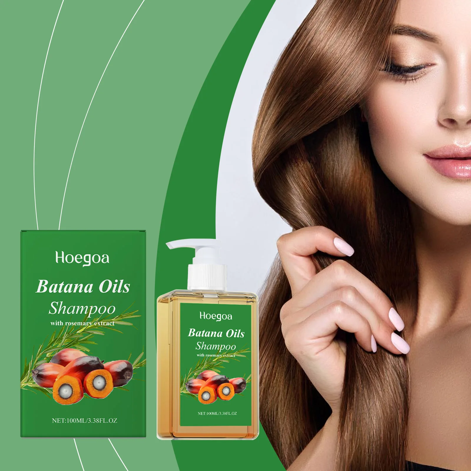 Shampoo de cuidados capilares 100ml suave e nutritivo, leve e suave, cabelo brilhante, emoliente, cuidado do cabelo