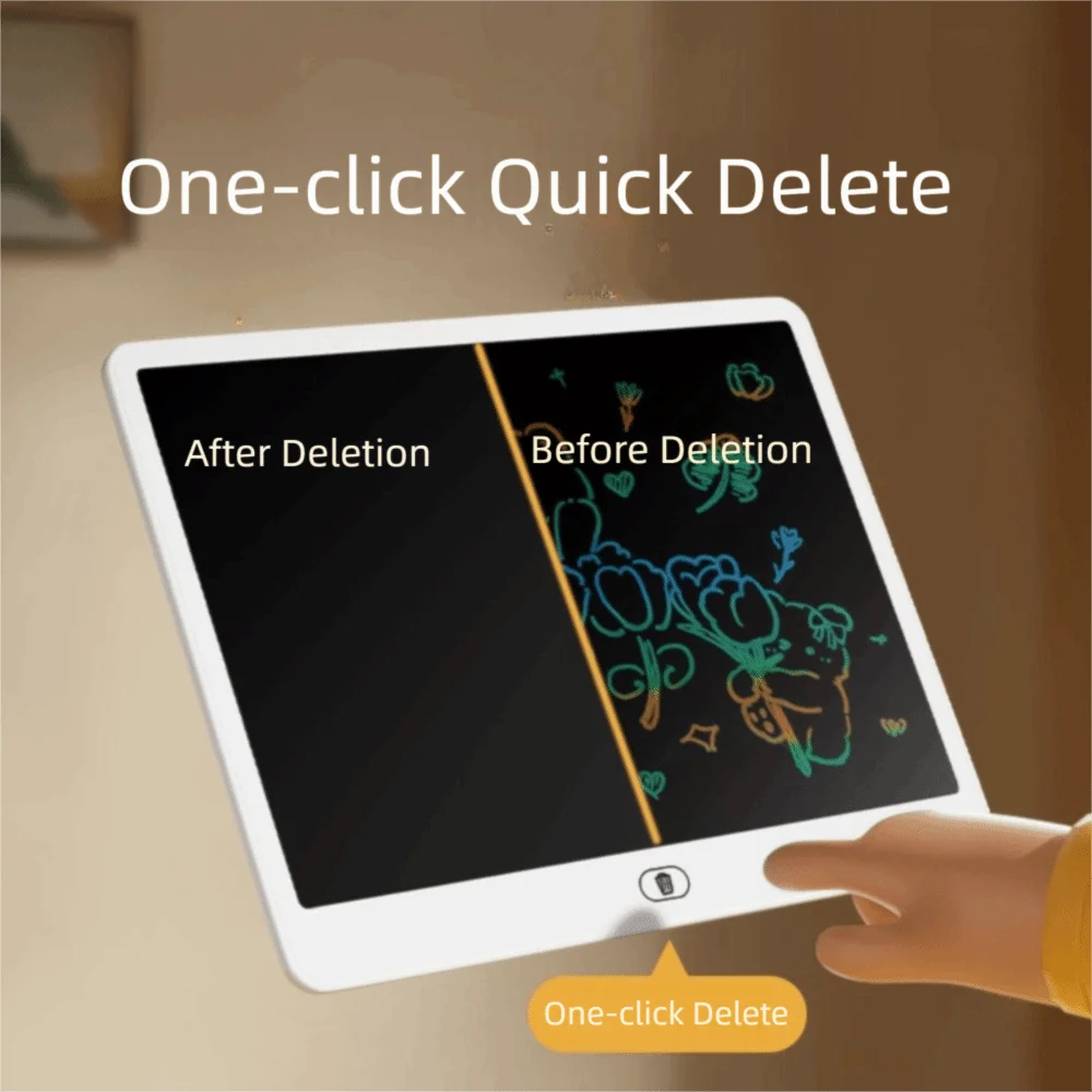 Cadeaux 11 pouces tablette d'écriture LCD coloré effaçable bloc-notes éducatif anniversaire