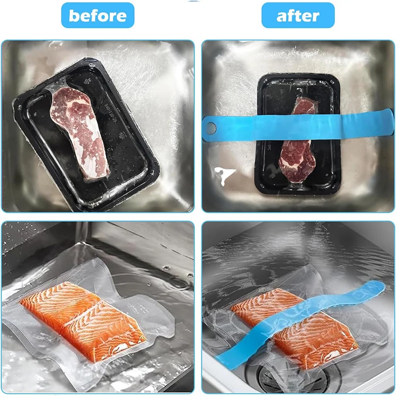1Pcs Thaw Belt Silicone Sink Defrosting Belt with Super Suction Faster Safer Thawing for Frozen Meat Fruits and Vegetables