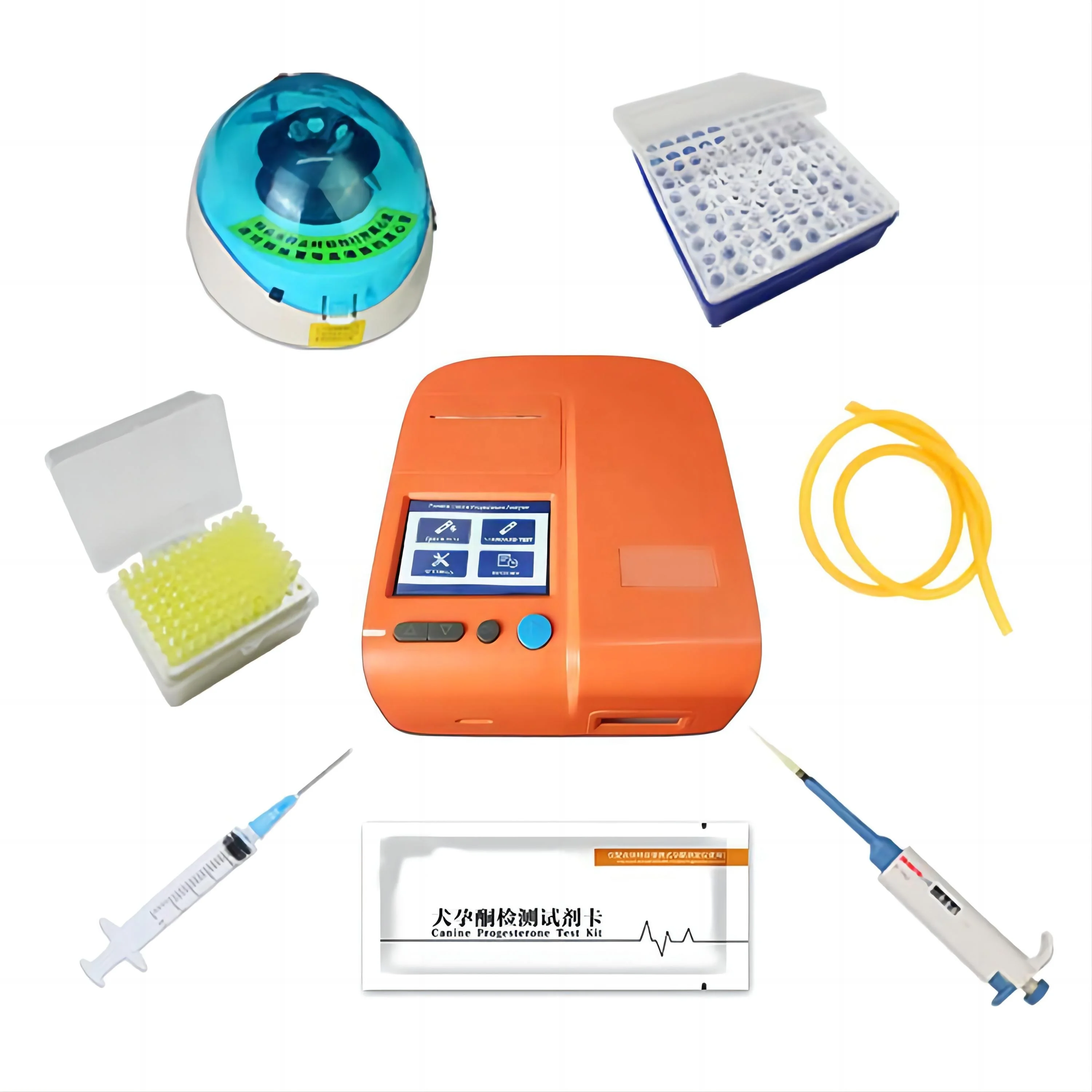 Best Price Progesteron Dog Test Machine Veterinary PROG Machine POCT Analyzer with Rapid Test Kit