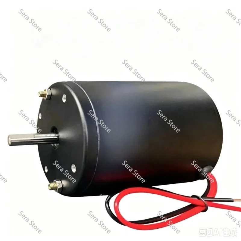 12-24V200W Dual Bearing Forward and Reverse Carbon Brush DC Motor High Speed Motor Spindle Lathe Buddha Bead Machine